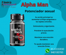 Alpha man potenciador sexual - energizante y vigorizante- SEXSHOP PLAZA NORTE.